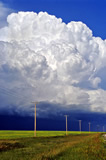 Cumulonimbus supercell, near Bromhead