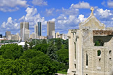 St Boniface Cathedral, Winnipeg skyline