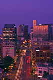 Winnipeg skyline along Portage Avenue