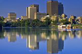 Red River, Winnipeg skyline