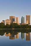 Red River, Winnipeg skyline